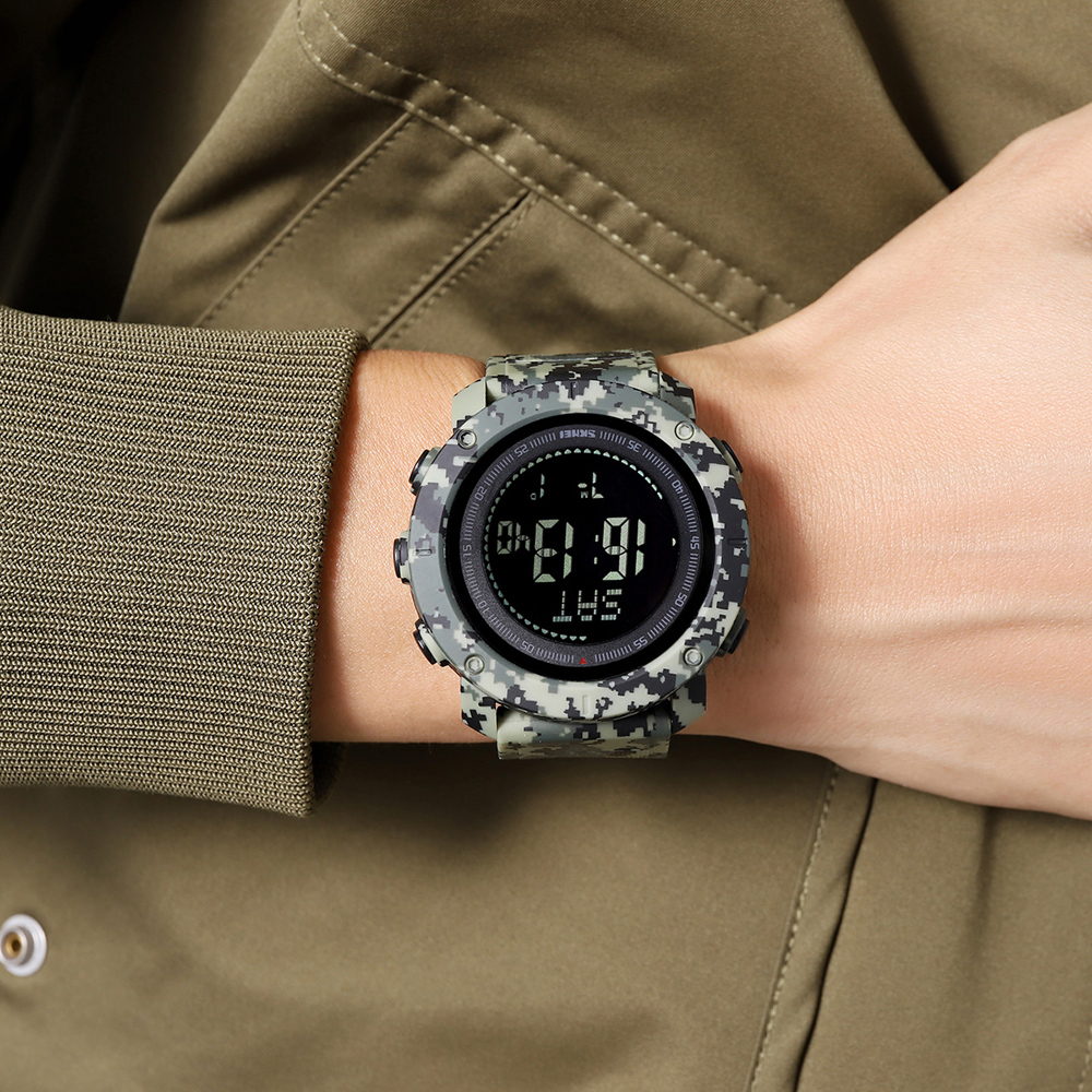 Skmei 2095CMGN Camo Green Compass - 5