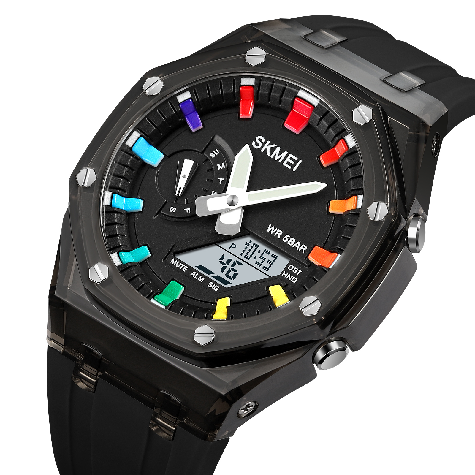 Skmei 2100BKWT Black-White SALE - 2