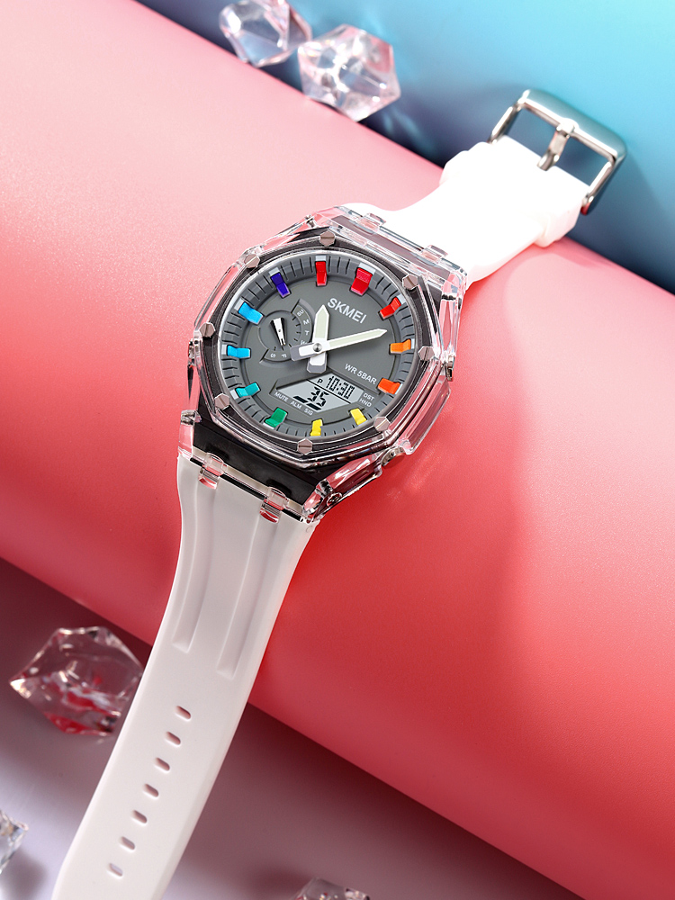 Skmei 2100WTGY White-Grey SALE - 4