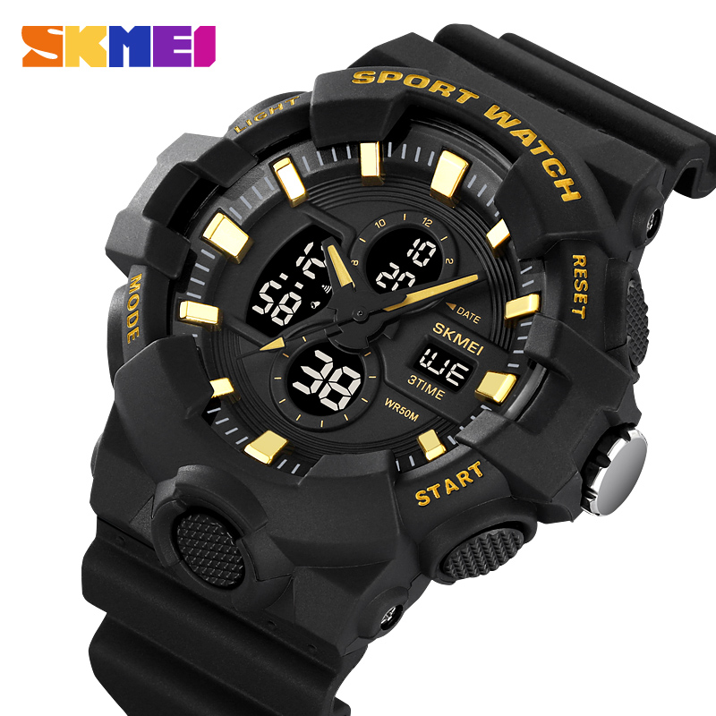 Skmei 2117BKGD Black-Gold - 2