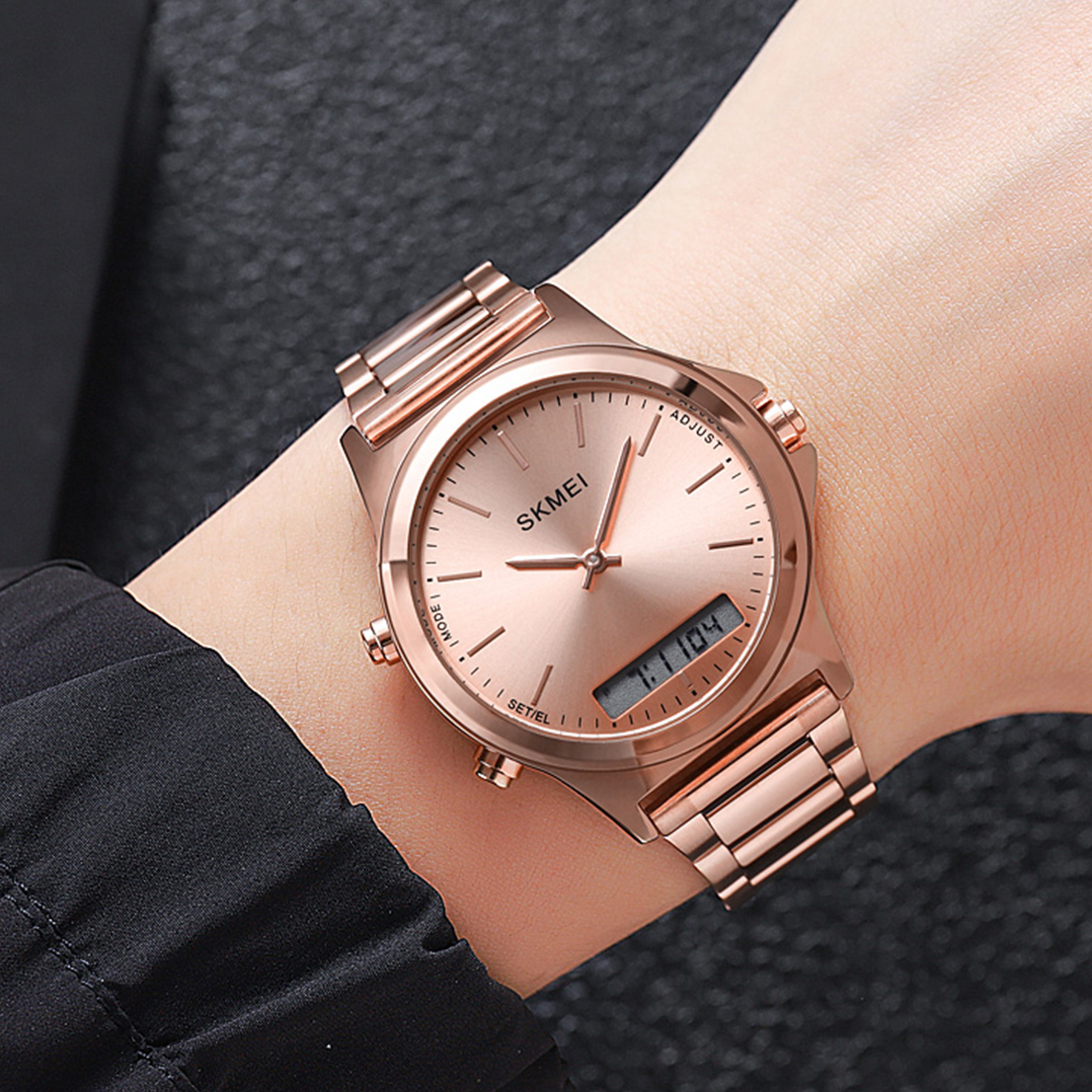 Skmei 2120RGRG Rose Gold-Rose Gold SALE - 3