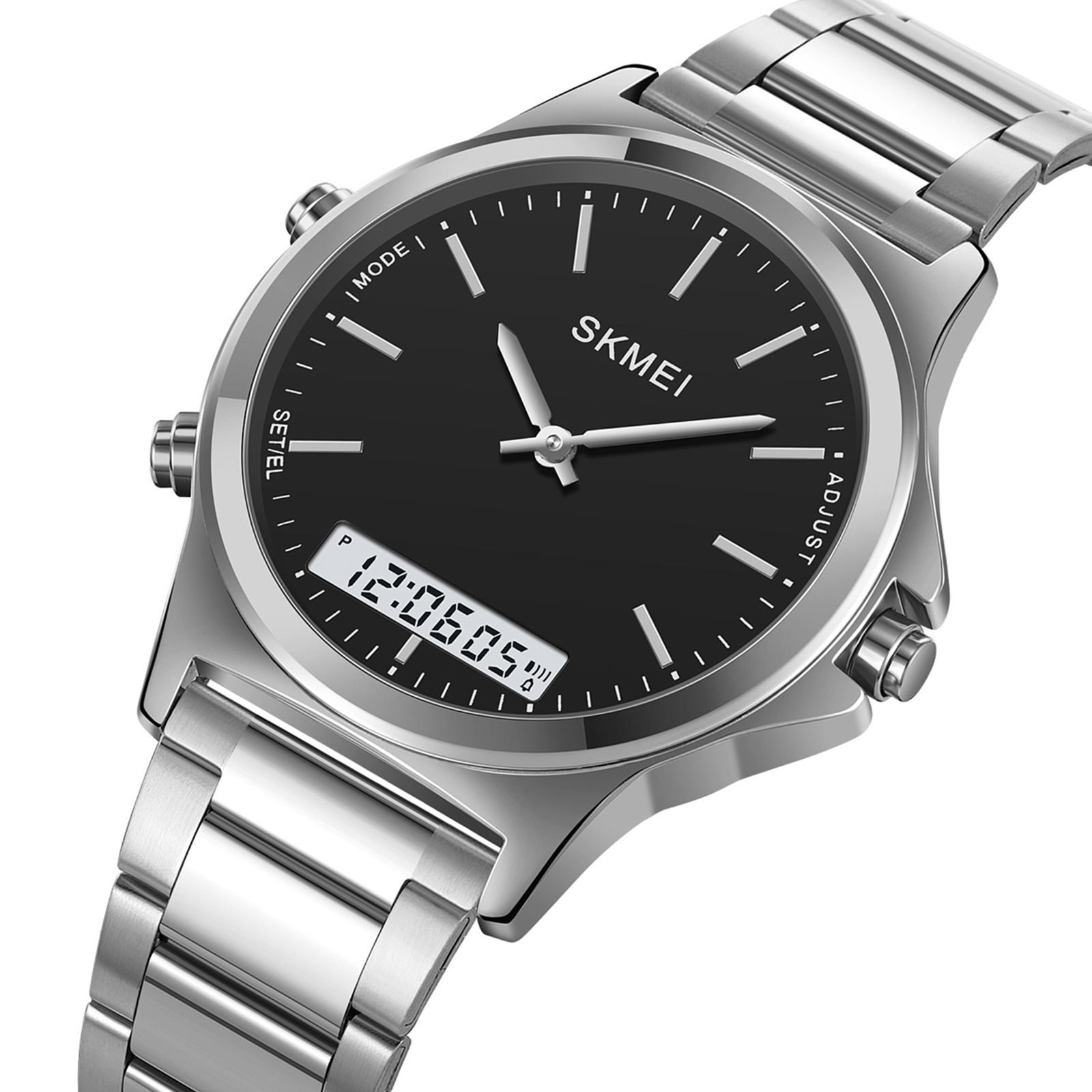 Skmei 2120SIBK Silver-Black - 2