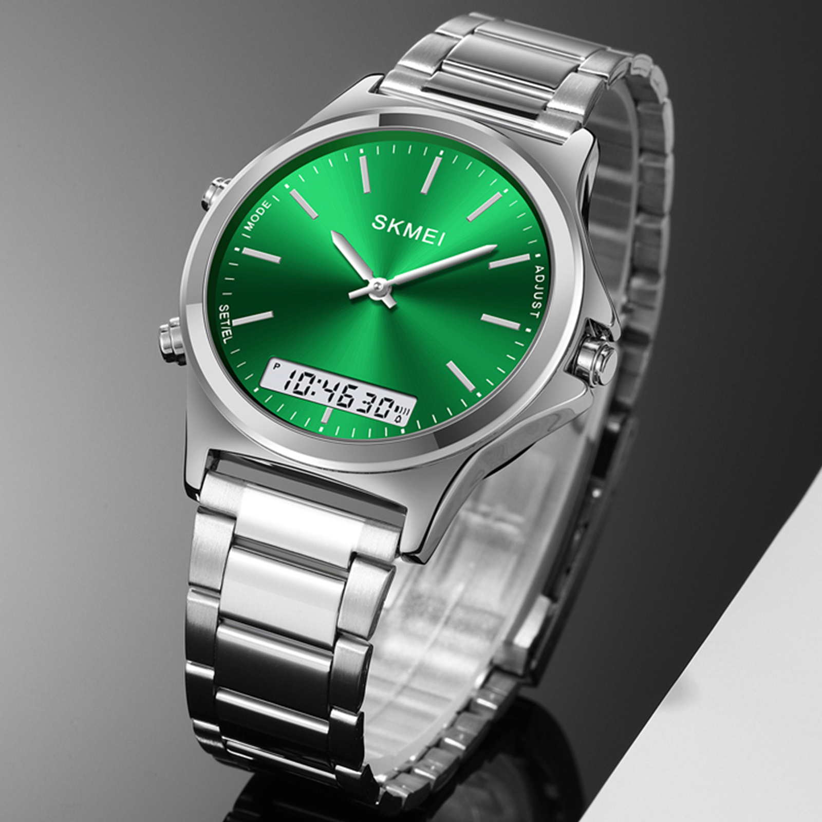 Skmei 2120SIGN Silver-Green - 4