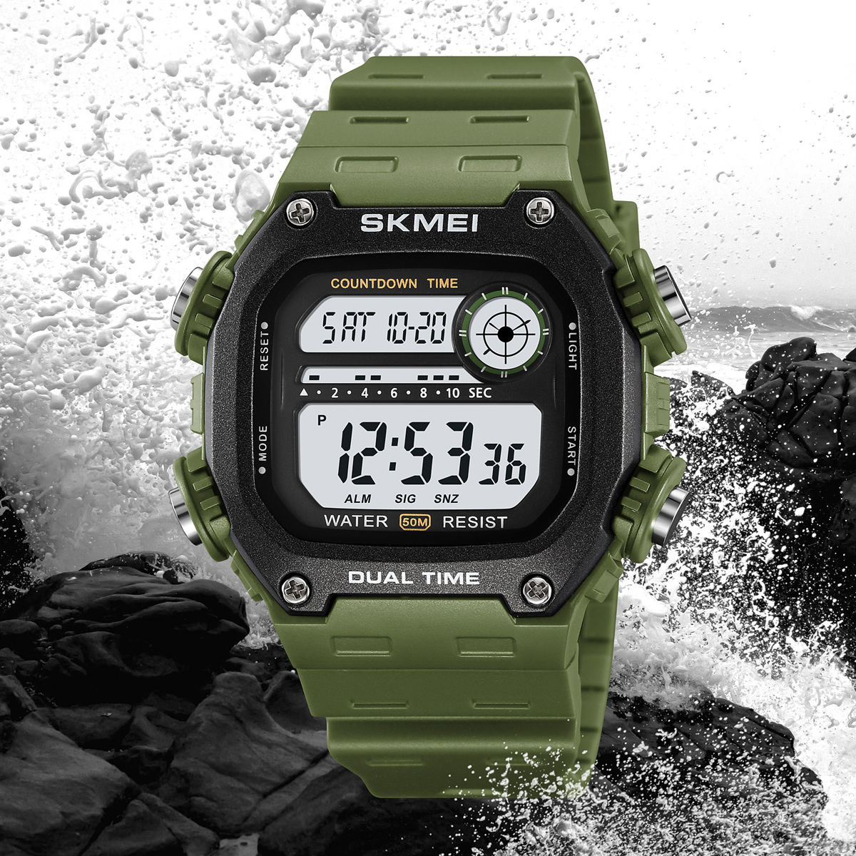 Skmei 2126AG Army Green - 6
