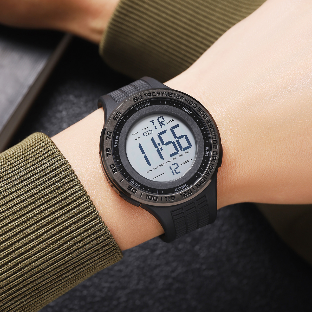 Skmei 2155BKWT Black-White - 4