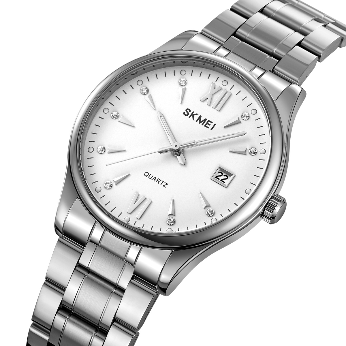 Skmei 2158SIWT Silver-White - 2