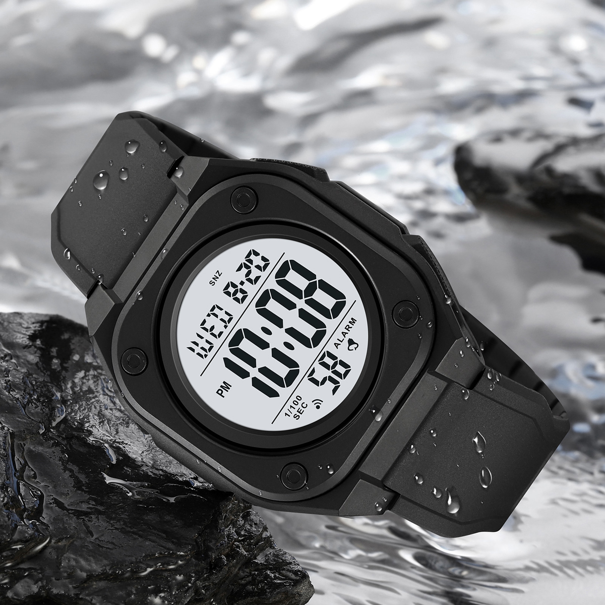 Skmei 2160BKWT Black-White - 4