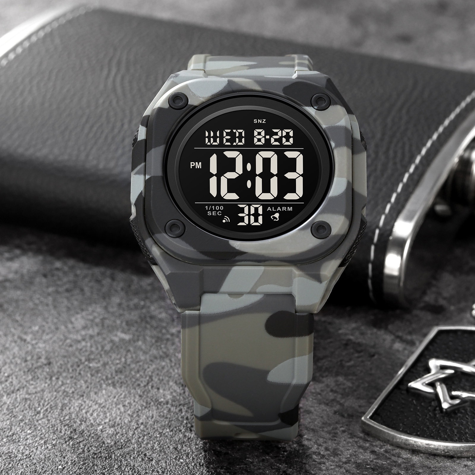 Skmei 2160CMGY Camo Grey - 4