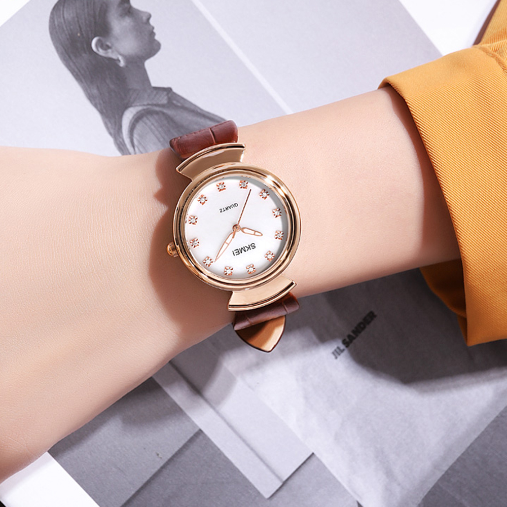 Skmei 2165RGWTBN Rose Gold-White-Brown - 3