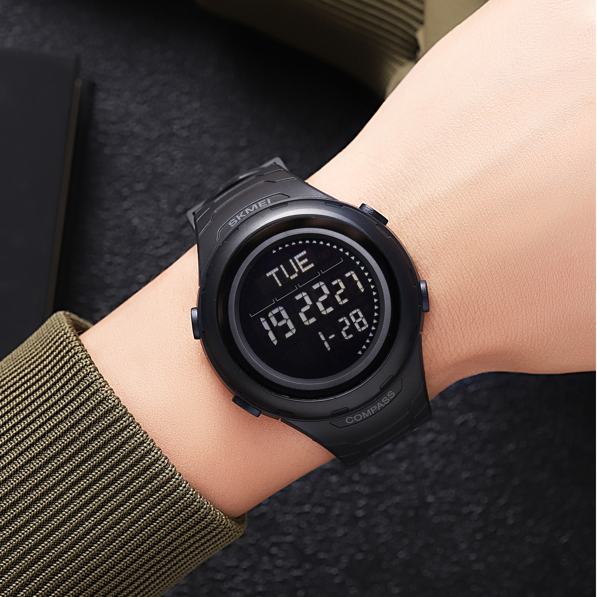 Skmei 2166BKBK Black-black - 4