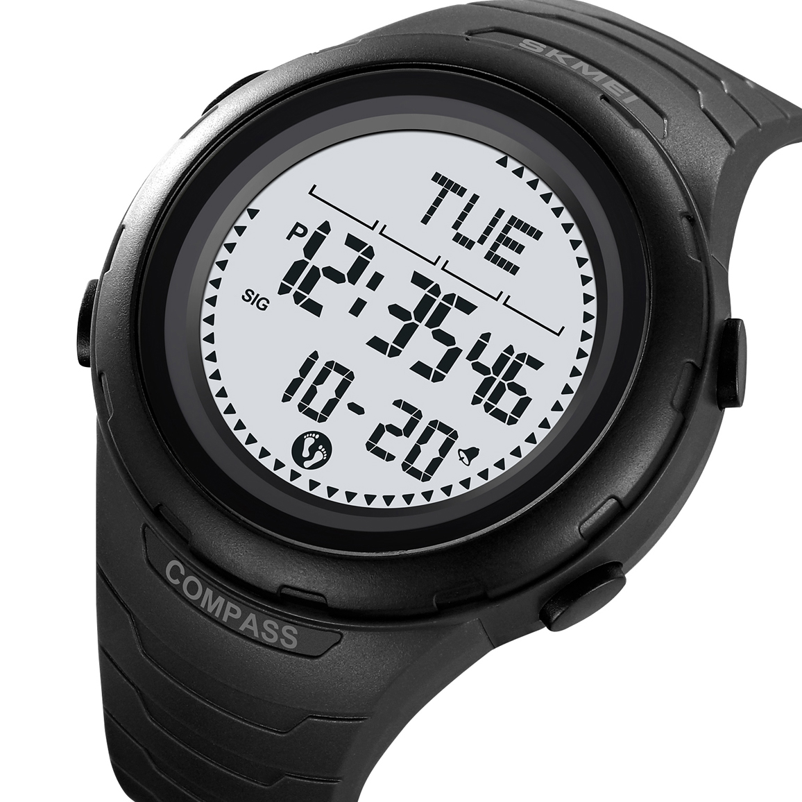 Skmei 2166BKWT Black-White - 3