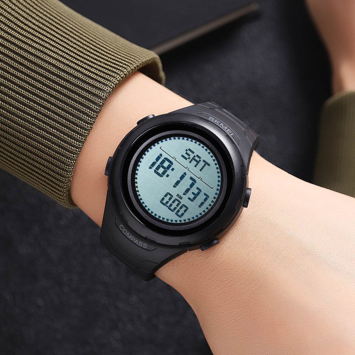 Skmei 2166BKWT Black-White - 4