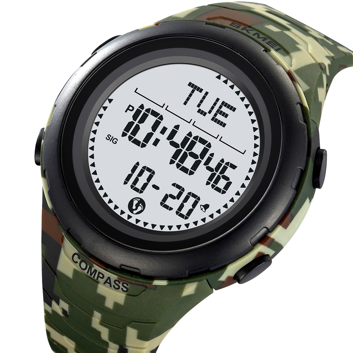 Skmei 2166CMGN Army Green Camouflage - 3