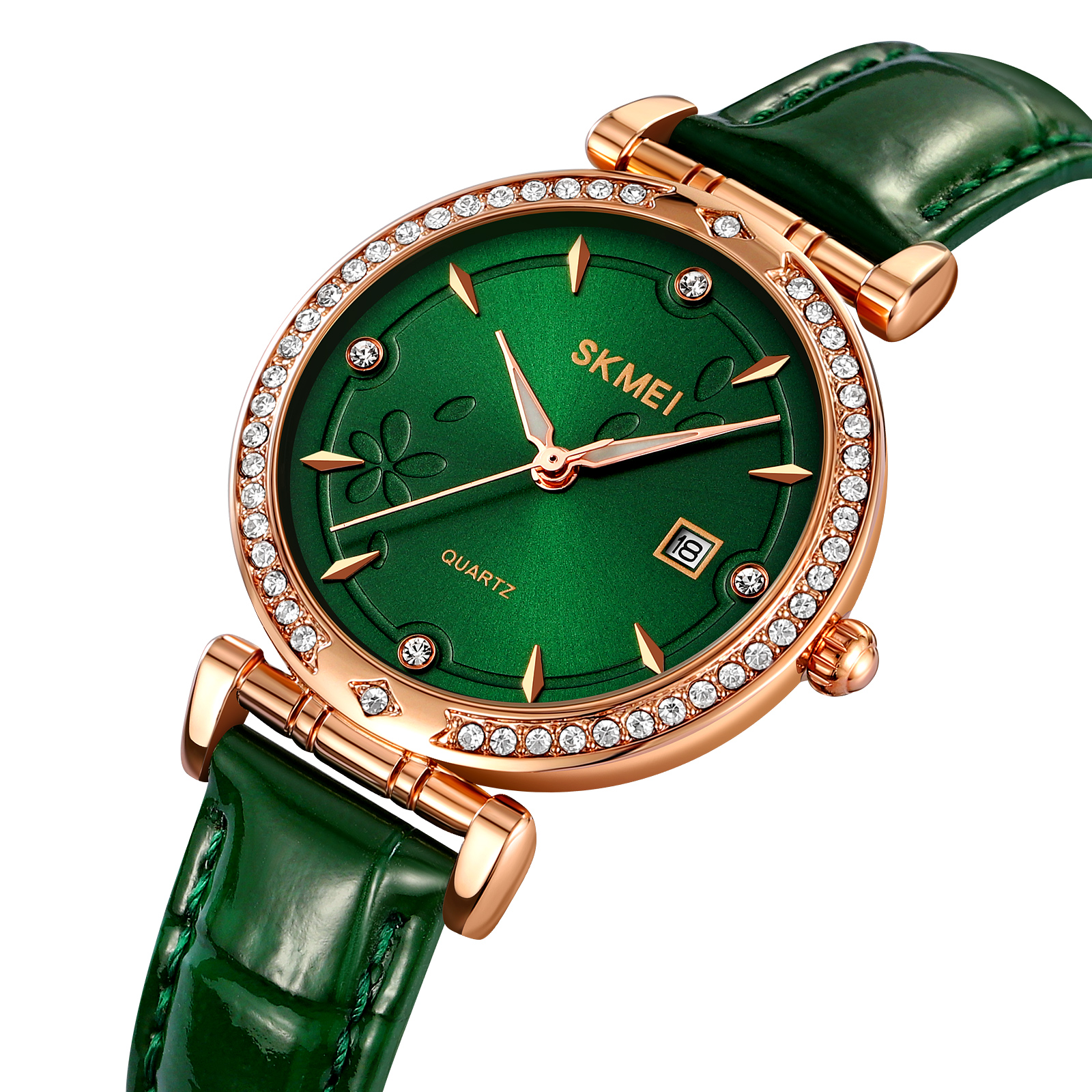 Skmei 2169RGGN Rose Gold-Green - 2