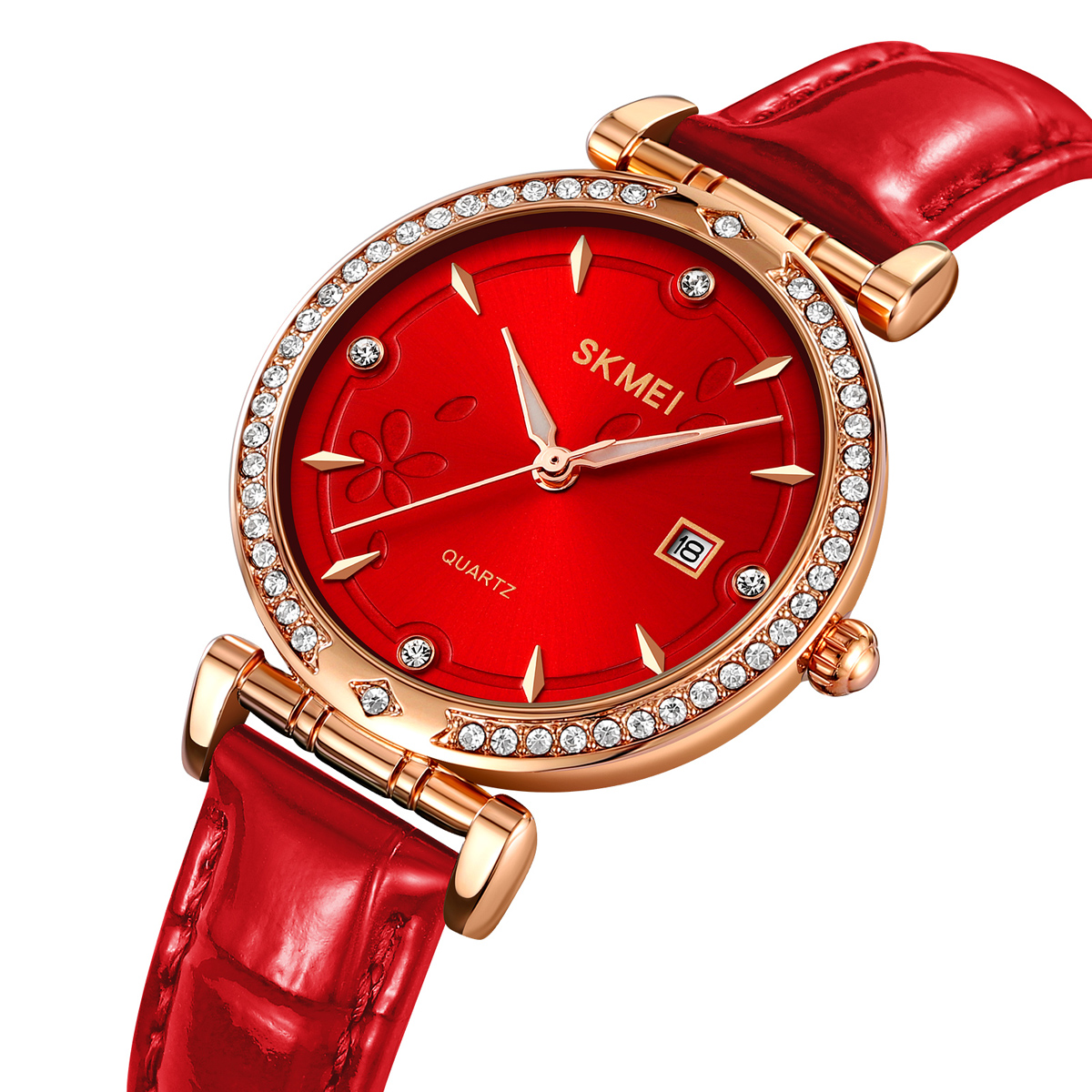 Skmei 2169RGRD Rose Gold-Red - 2