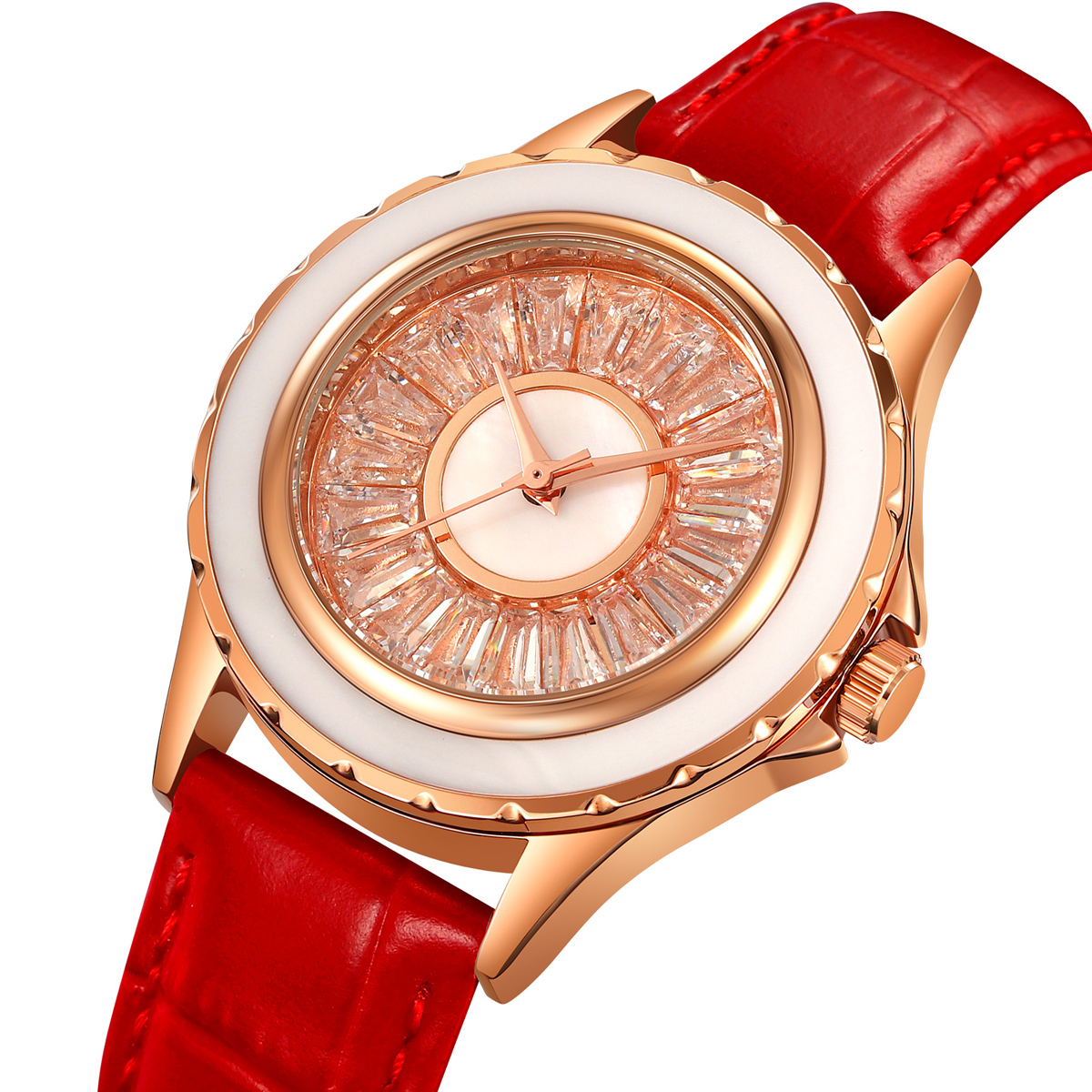 Skmei 2172RGRD Rose Gold-Red - 2