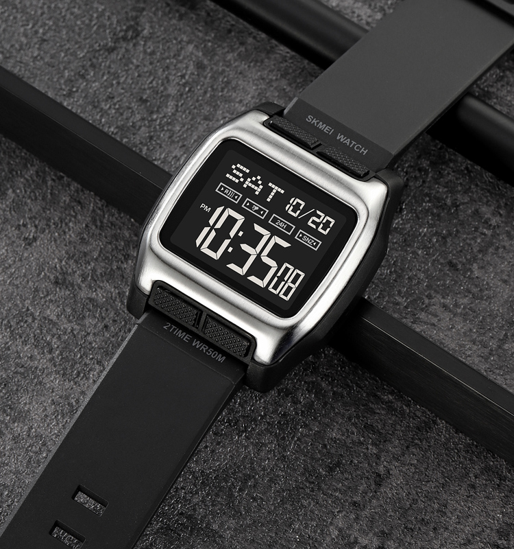 Skmei 2193SIBK Silver-Black - 4