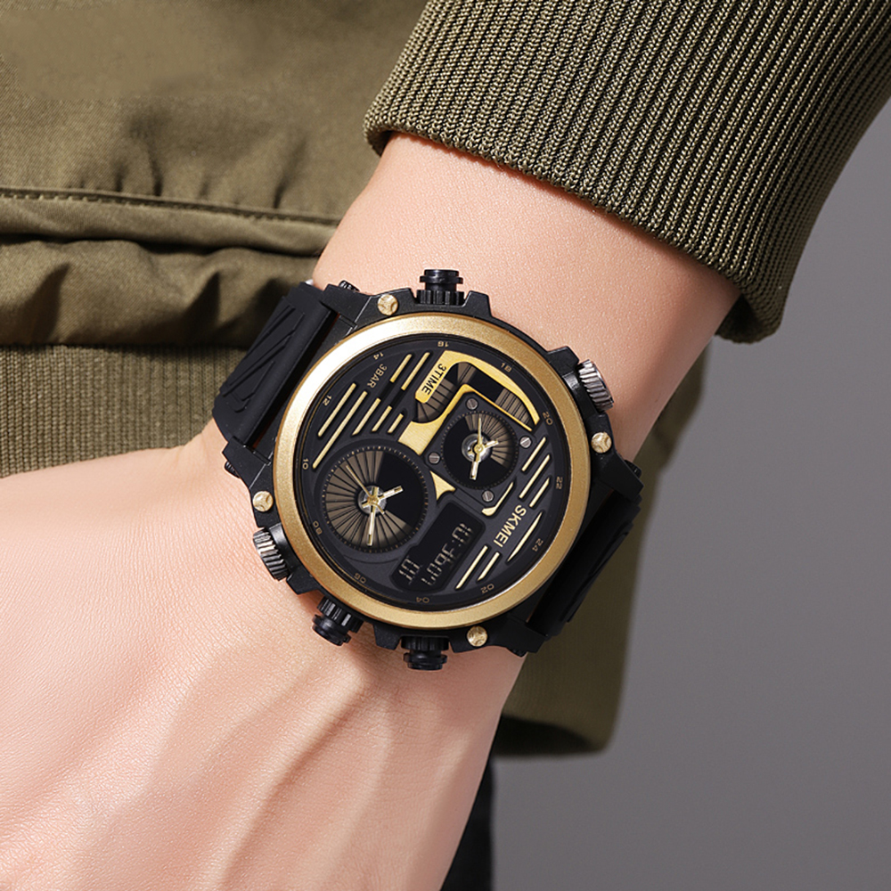 Skmei 2202PBKGD Black-Gold - 5