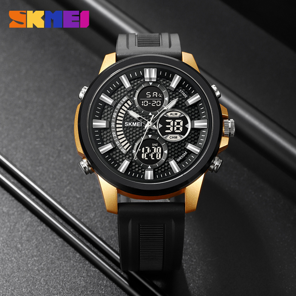 Skmei 2235BKGDBK Black-Gold-Black SALE - 4