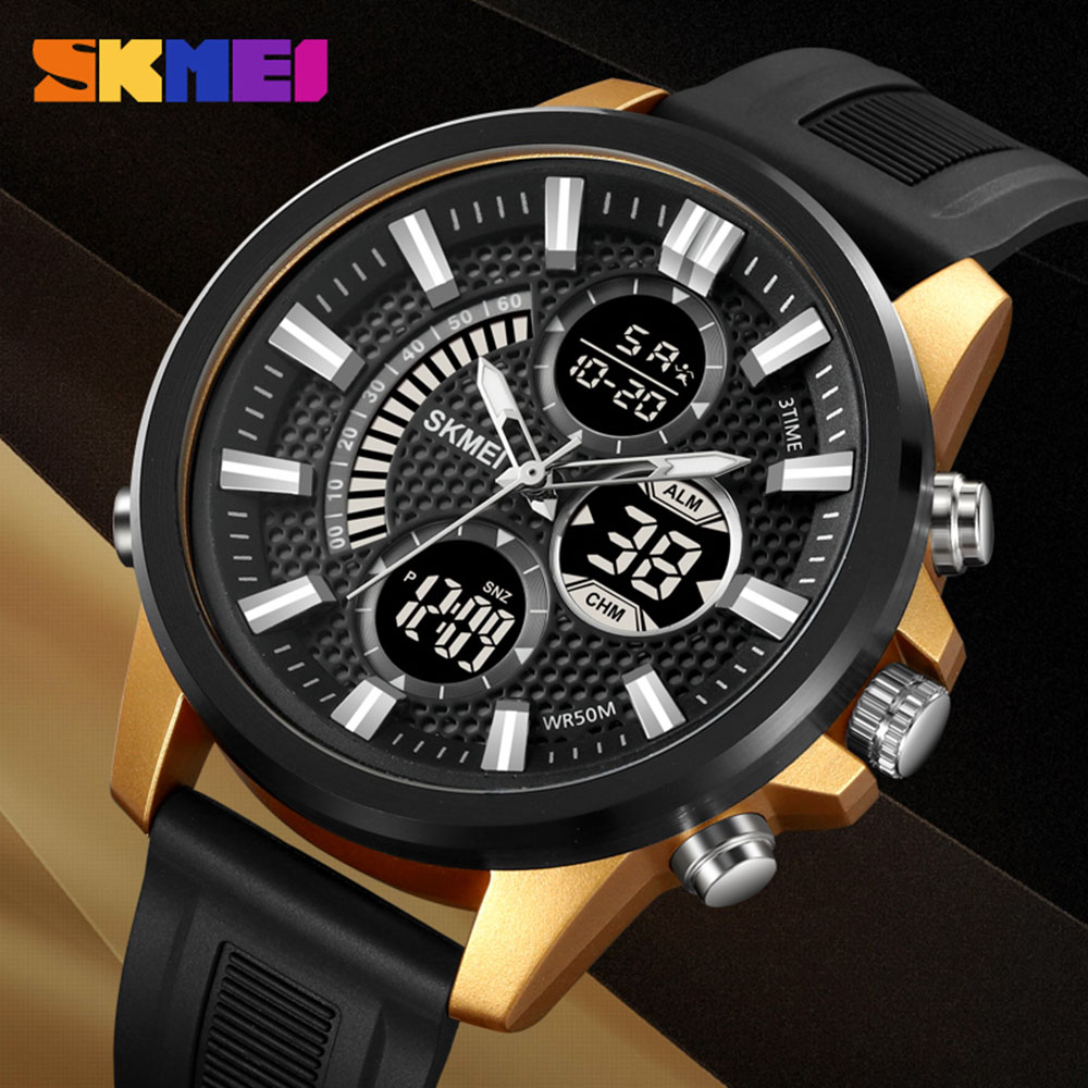 Skmei 2235BKGDBK Black-Gold-Black SALE - 5