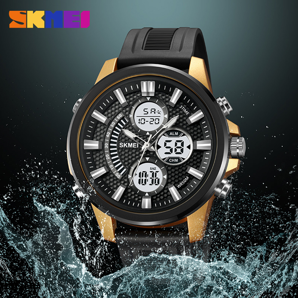 Skmei 2235BKGDWT Black-Gold-White SALE - 4