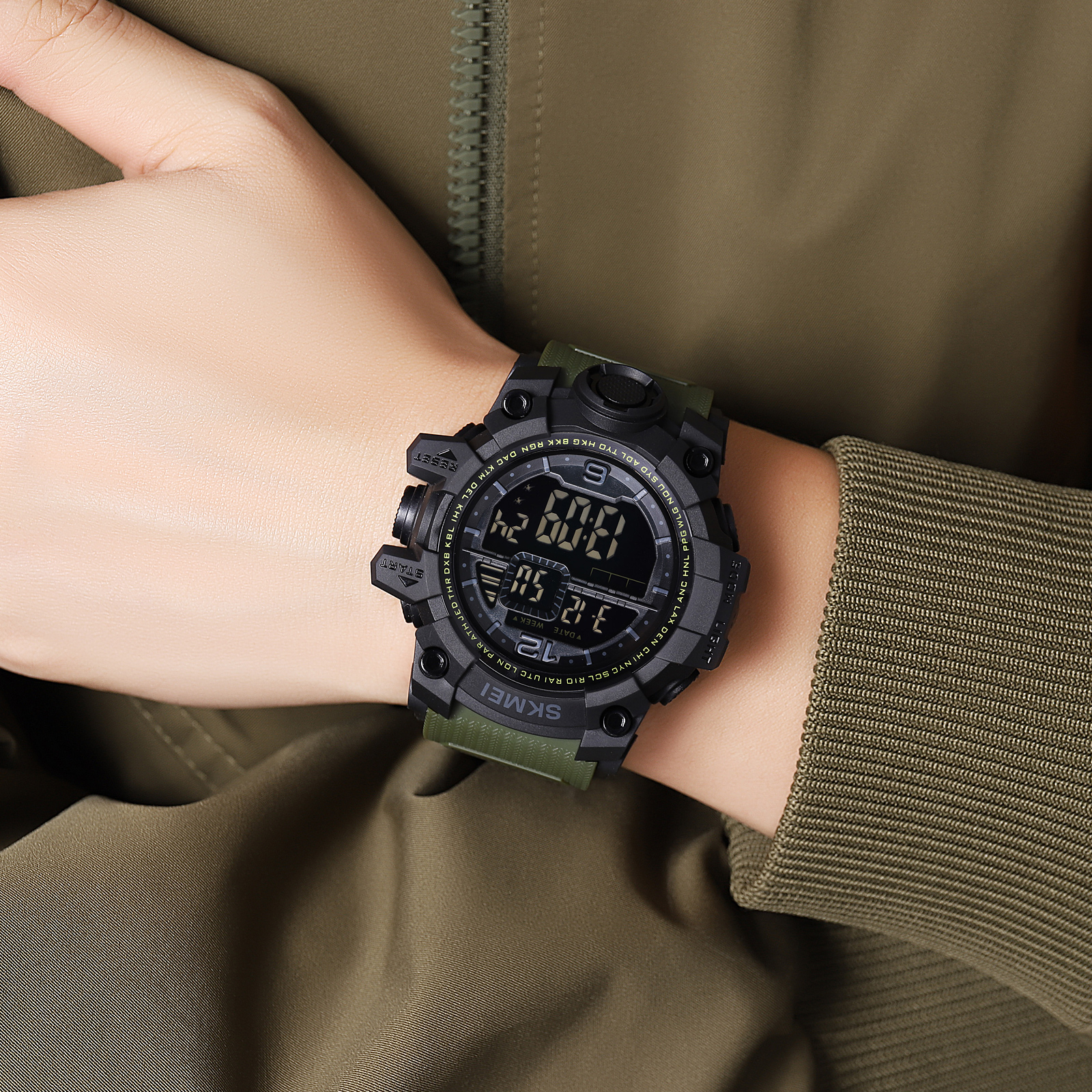 Skmei 2245AG Army Green - 5