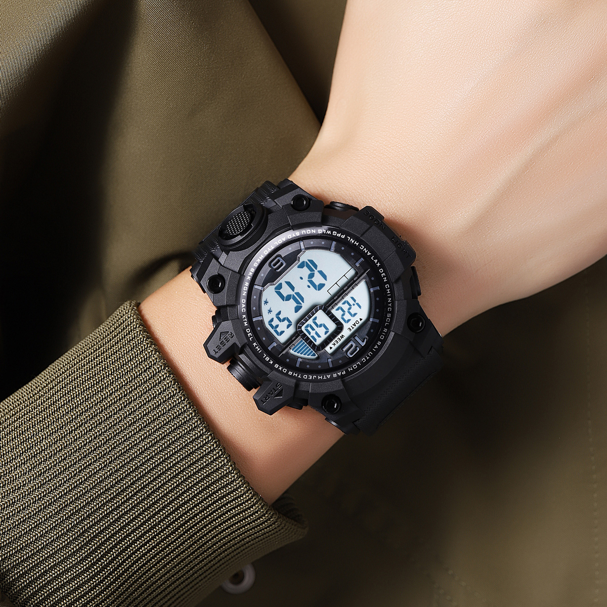 Skmei 2245BKWT Black-White - 5