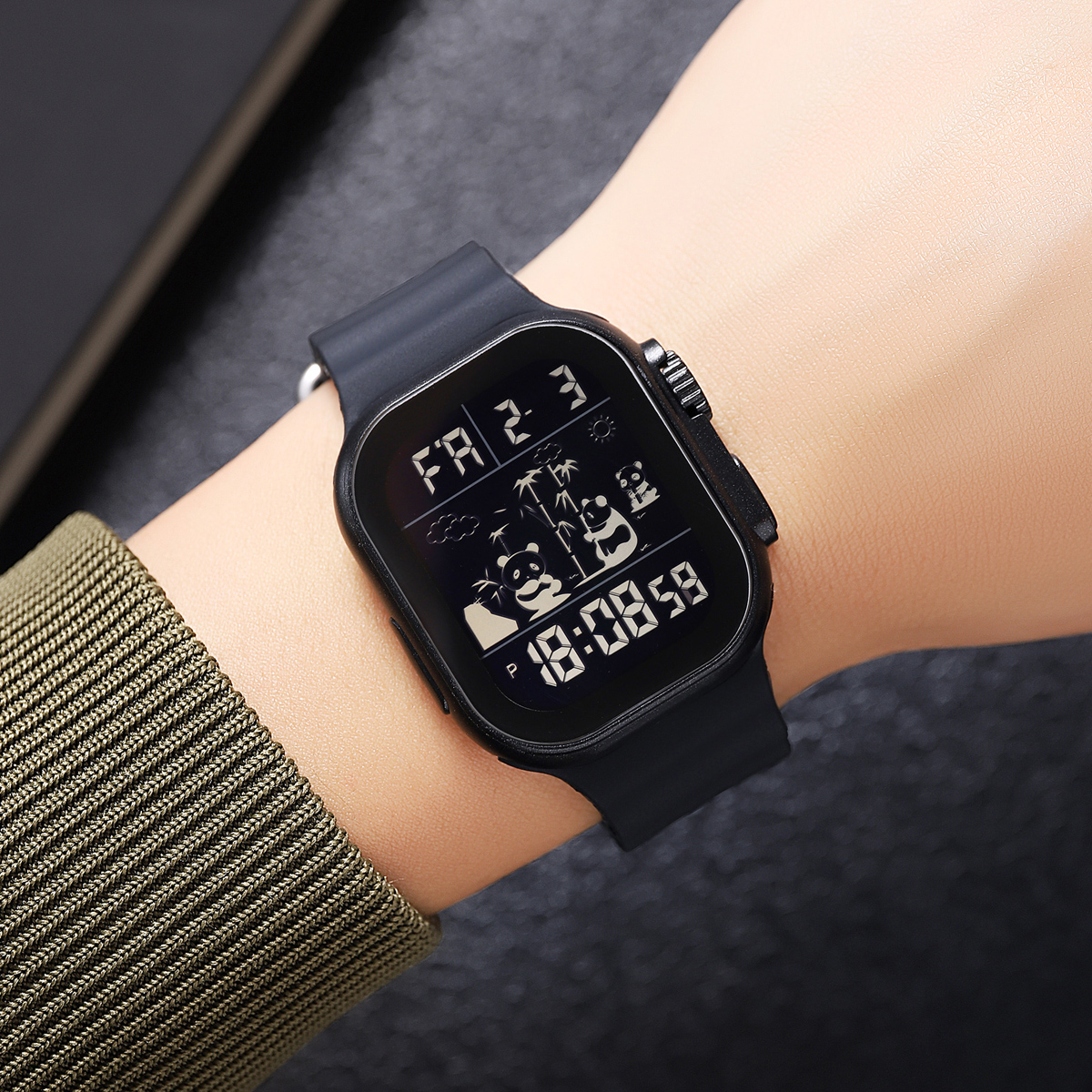 Skmei 2247BKBK Black-Black - 5