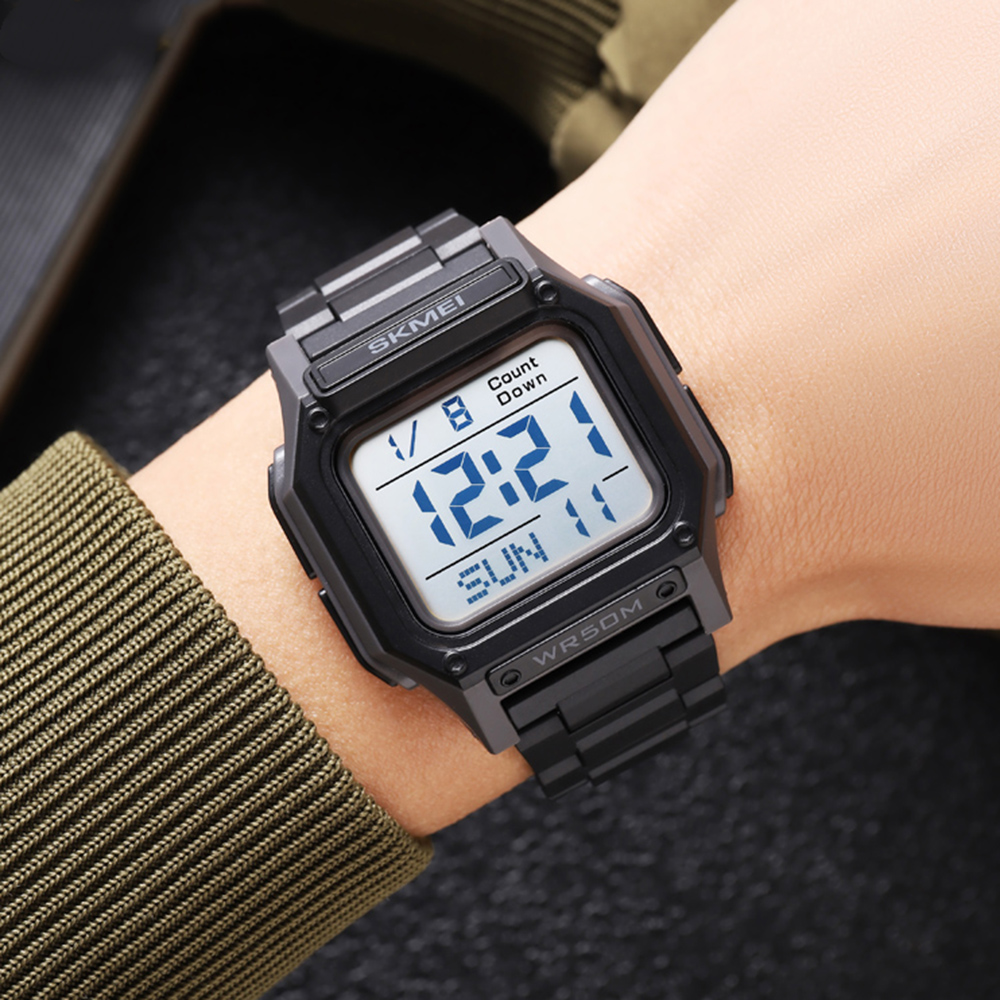 Skmei 2264BKGYWT Black-Grey-White - 4