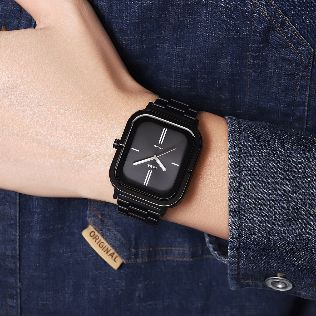 Skmei 2275BKSI Black-Silver - 3