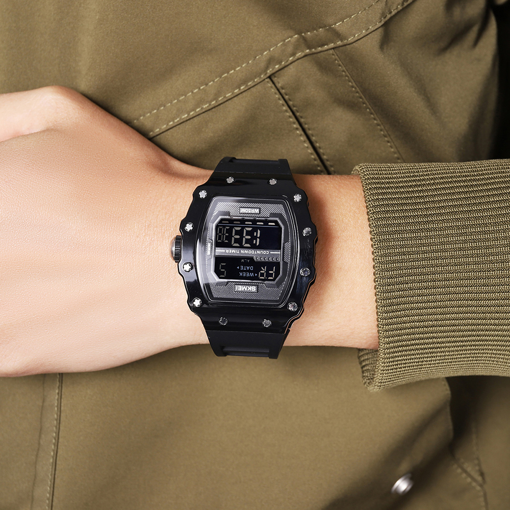 Skmei 2296BTBKBK Bright Black - 4