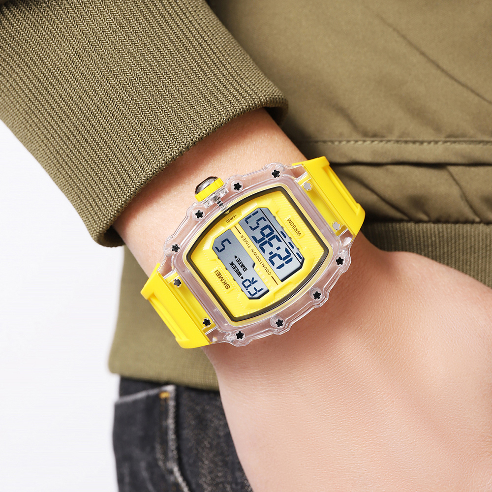 Skmei 2296WTYL White-Yellow - 4