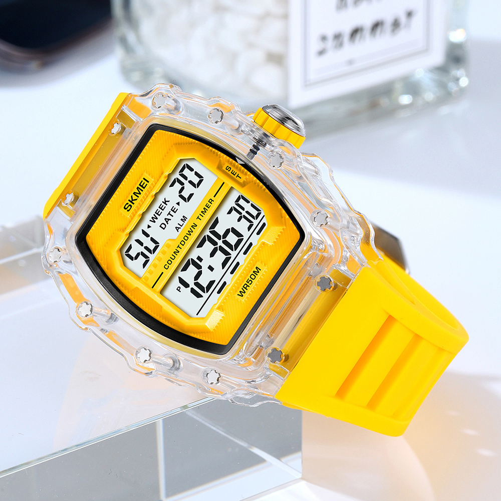 Skmei 2296WTYL White-Yellow - 5