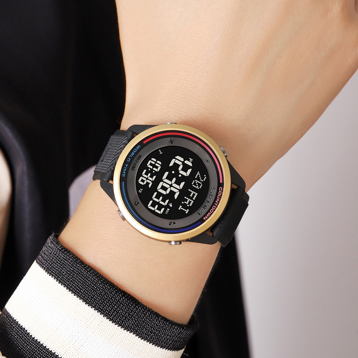 Skmei 2348BKGD Black-Gold - 4