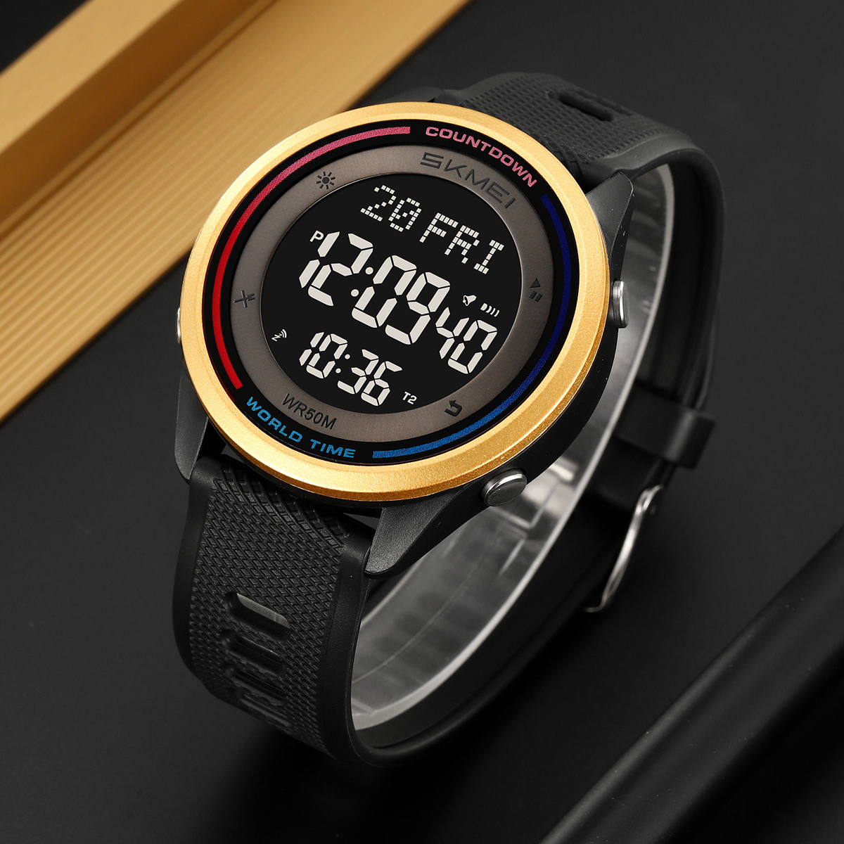 Skmei 2348BKGD Black-Gold - 5