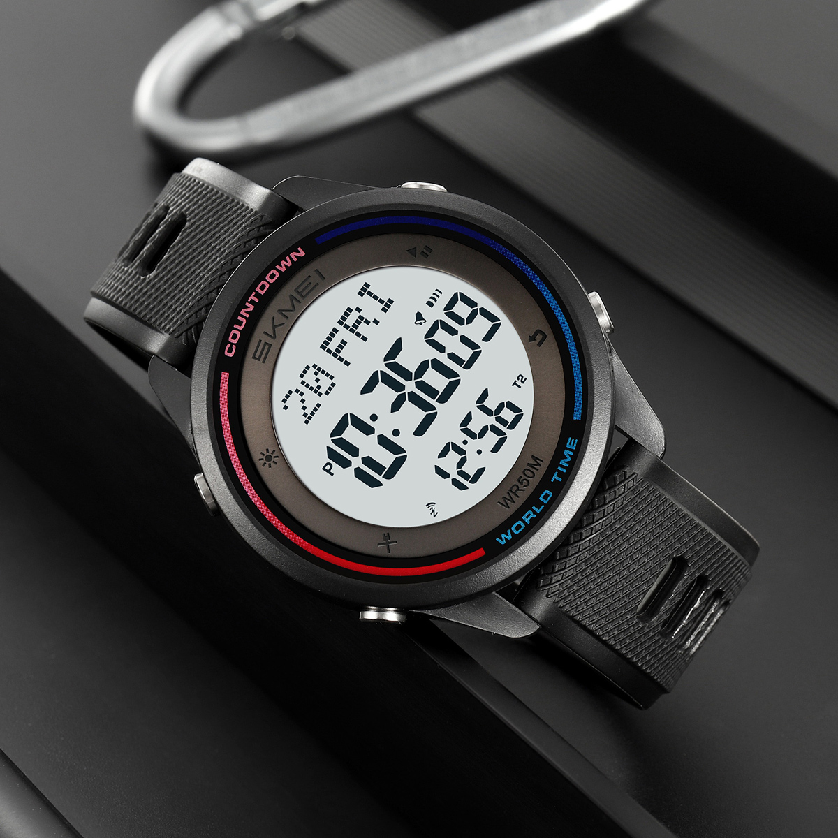 Skmei 2348BKWT Black-White - 5