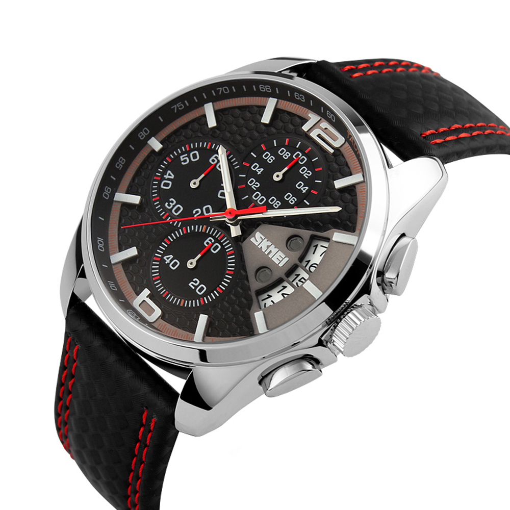 Skmei 9106RD Silver-Black-Red - 2