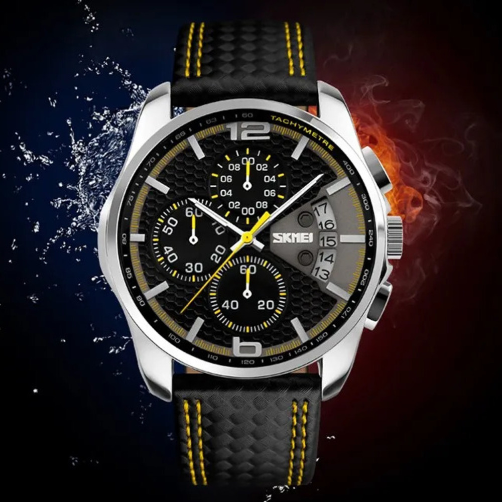 Skmei 9106YL Silver-Black-Yellow SALE - 2