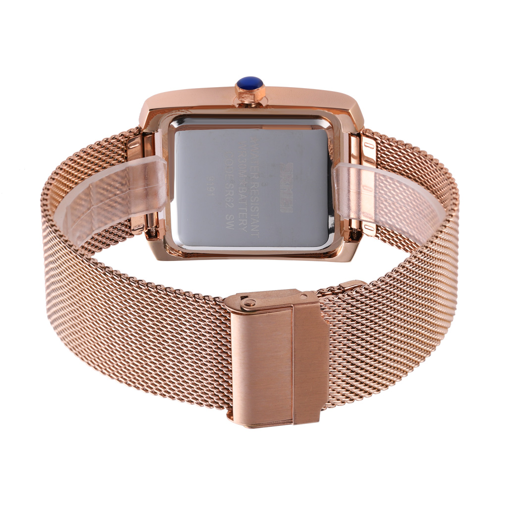 Skmei 9191RGSIBU Rose Gold-Silver-Blue - 4