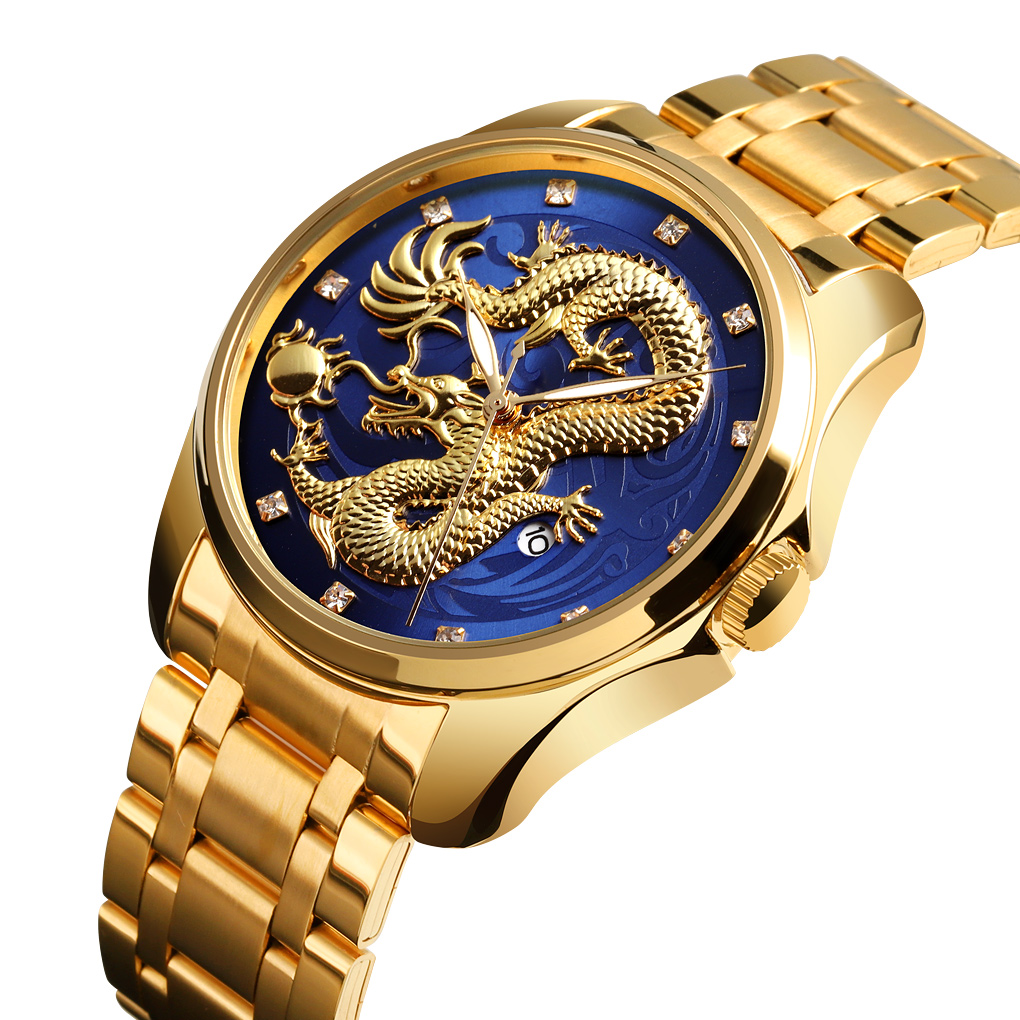 Skmei 9193GDBU Gold-Blue - 2