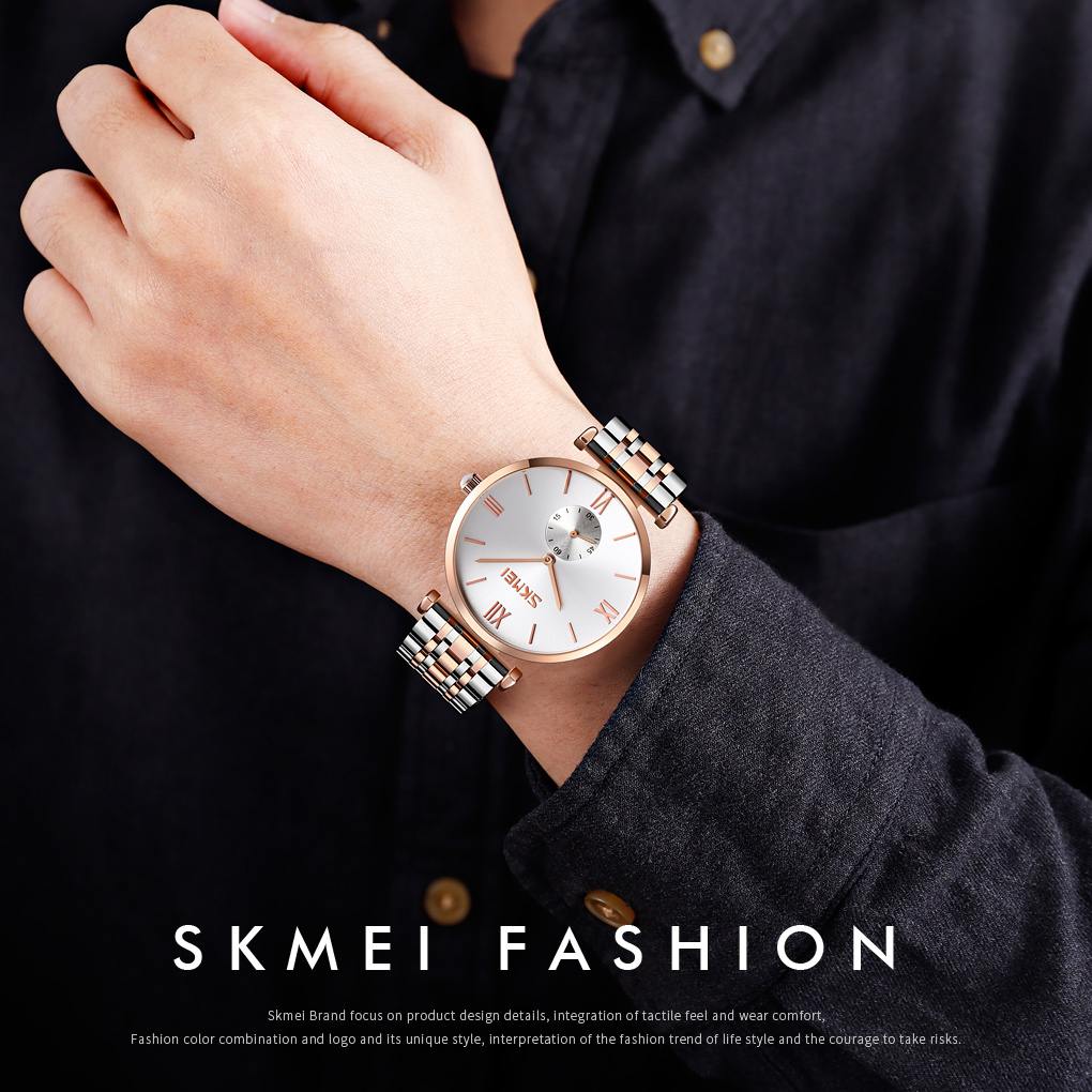 Skmei 9198TRGSI-B Rose Gold-Silver/Silver MenMen - 3