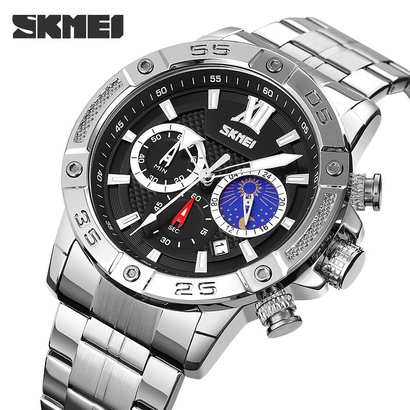 Skmei 9235SIBK Silver-Black - 2