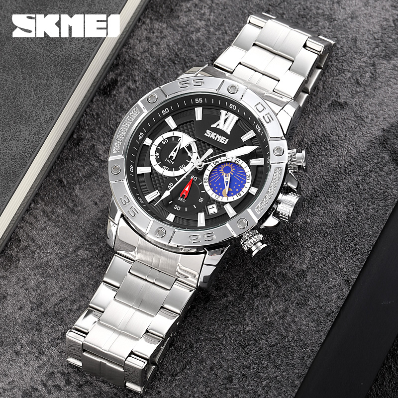 Skmei 9235SIBK Silver-Black - 3