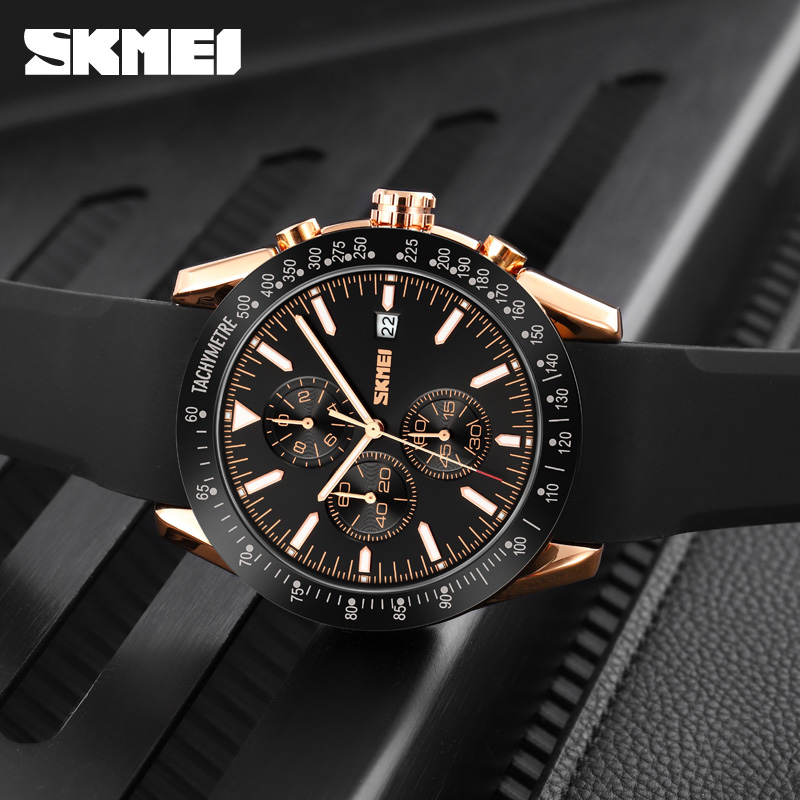 Skmei 9253PRGBK Rose Gold-Black Sil - 3
