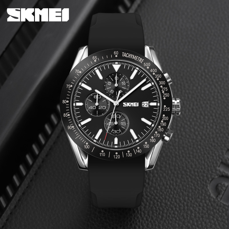 Skmei 9253PSIBK Silver-Black Sil - 3