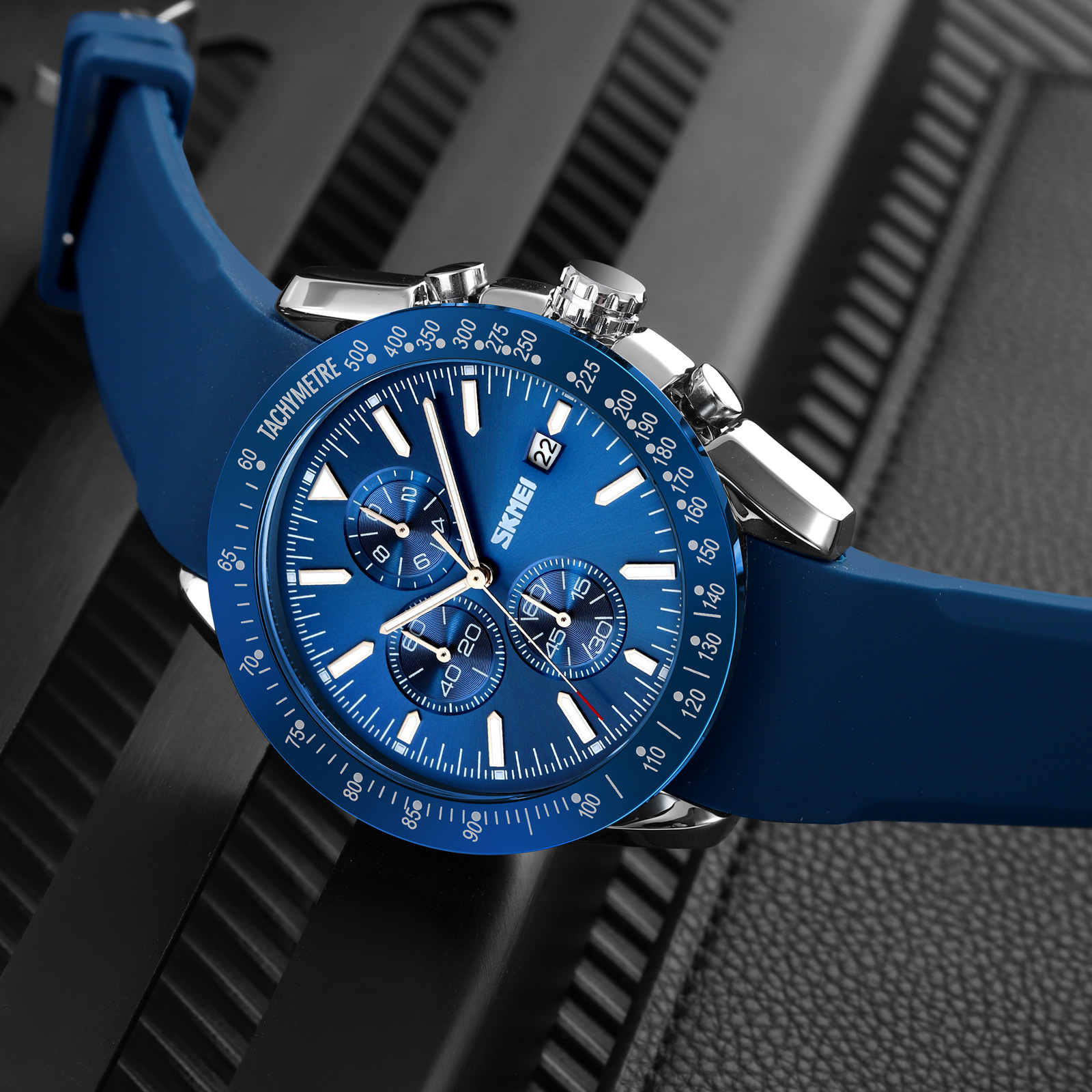 Skmei 9253PSIBU Silver-Blue Sil - 3