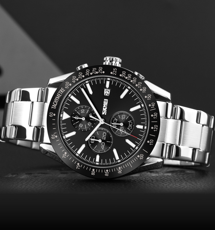 Skmei 9253SIBK Silver-Black - 3