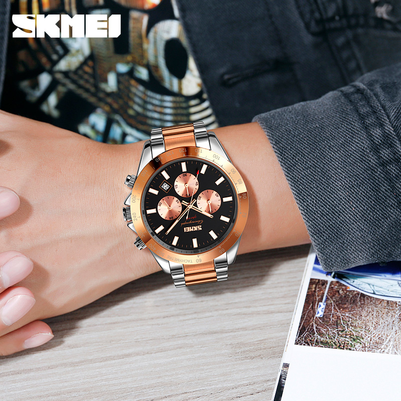 Skmei 9259RGBK Rose Gold-Black - 3