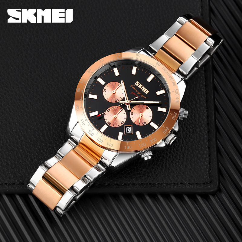 Skmei 9259RGBK Rose Gold-Black - 4