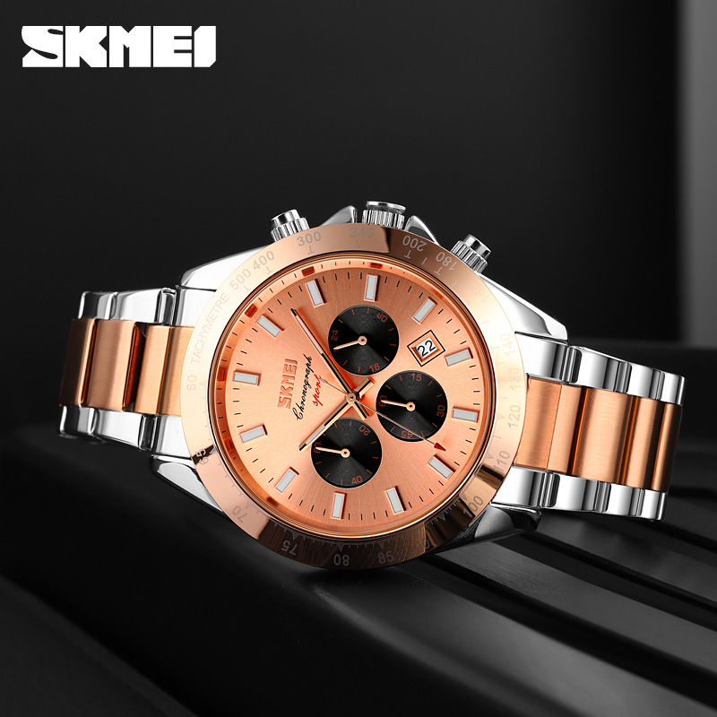 Skmei 9259RGRG Rose Gold-Rose Gold - 3